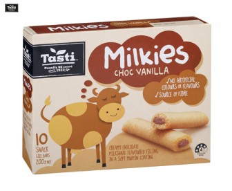 Tasti 牛奶巧克力香草蛋糕卷 10条/盒 200克